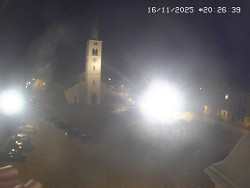 Náměstí, koste sv. Markéty