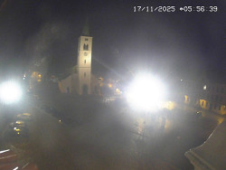 Náměstí, koste sv. Markéty