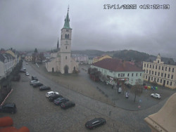 Náměstí, koste sv. Markéty