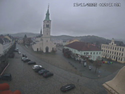 Náměstí, koste sv. Markéty