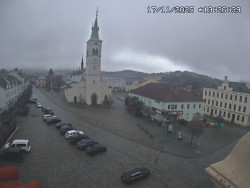 Náměstí, koste sv. Markéty