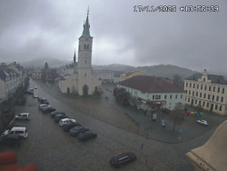 Náměstí, koste sv. Markéty