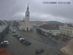 Náměstí, koste sv. Markéty