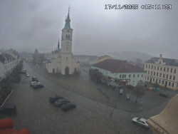 Náměstí, koste sv. Markéty