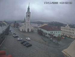 Náměstí, koste sv. Markéty