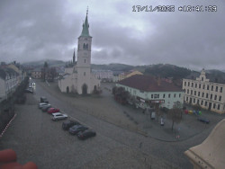 Náměstí, koste sv. Markéty