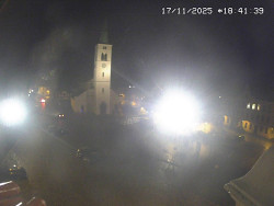 Náměstí, koste sv. Markéty