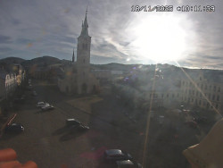 Náměstí, koste sv. Markéty