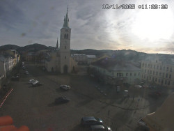 Náměstí, koste sv. Markéty