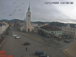 Náměstí, koste sv. Markéty