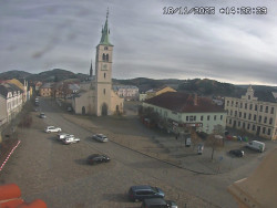 Náměstí, koste sv. Markéty