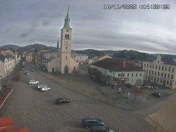 Náměstí, koste sv. Markéty