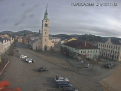 Náměstí, koste sv. Markéty