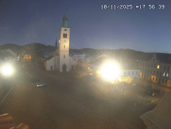 Náměstí, koste sv. Markéty