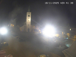 Náměstí, koste sv. Markéty