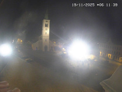 Náměstí, koste sv. Markéty