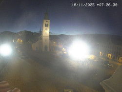 Náměstí, koste sv. Markéty