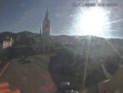 Náměstí, koste sv. Markéty