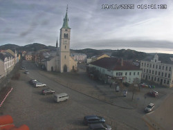 Náměstí, koste sv. Markéty