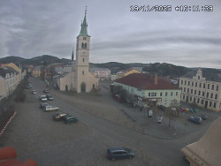 Náměstí, koste sv. Markéty