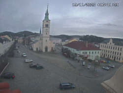 Náměstí, koste sv. Markéty