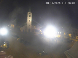 Náměstí, koste sv. Markéty