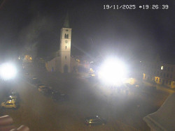 Náměstí, koste sv. Markéty