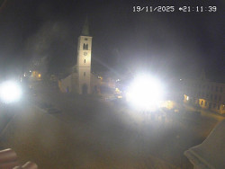 Náměstí, koste sv. Markéty