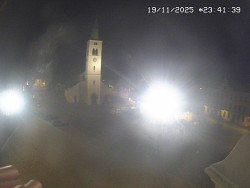 Náměstí, koste sv. Markéty