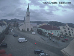 Náměstí, koste sv. Markéty