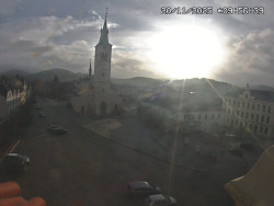 Náměstí, koste sv. Markéty