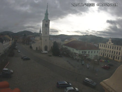 Náměstí, koste sv. Markéty