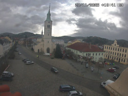 Náměstí, koste sv. Markéty