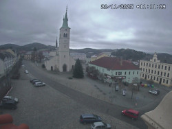 Náměstí, koste sv. Markéty