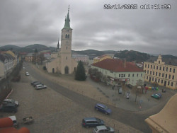 Náměstí, koste sv. Markéty