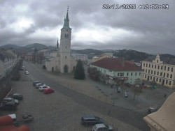 Náměstí, koste sv. Markéty