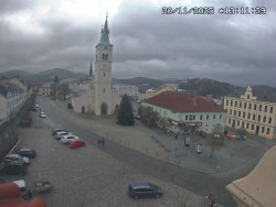 Náměstí, koste sv. Markéty