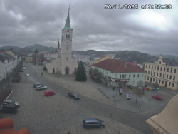 Náměstí, koste sv. Markéty