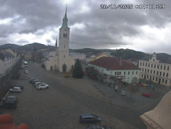 Náměstí, koste sv. Markéty