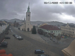 Náměstí, koste sv. Markéty