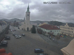 Náměstí, koste sv. Markéty