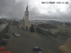 Náměstí, koste sv. Markéty