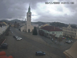 Náměstí, koste sv. Markéty