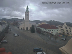 Náměstí, koste sv. Markéty