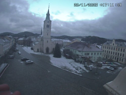 Náměstí, koste sv. Markéty