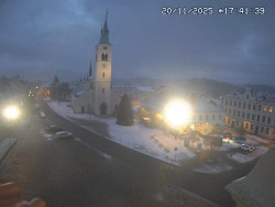 Náměstí, koste sv. Markéty