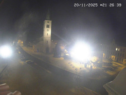 Náměstí, koste sv. Markéty