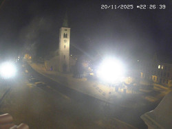 Náměstí, koste sv. Markéty