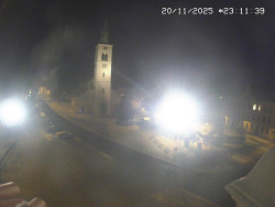 Náměstí, koste sv. Markéty