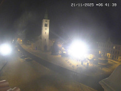 Náměstí, koste sv. Markéty